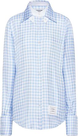 Thom Browne Camicia a quadretti - Blu
