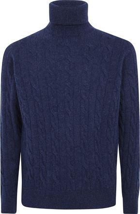 FILIPPO DE LAURENTIIS Sweater Turtle Neck Braided Sweater