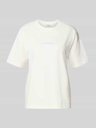 Marc O'Polo Denim Marc OPolo Denim Regular Fit T-Shirt aus reiner Baumwolle in Offwhite, Gr&ouml;&szlig;e XL