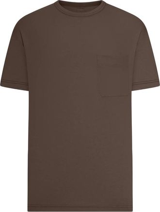Christophe Lemaire Ribbed Crew-neck Pocket T-shirt