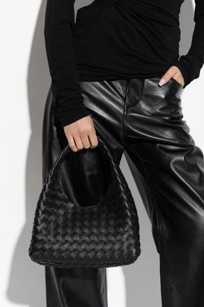 Bottega Veneta Campana Small Bag, Womens, Black