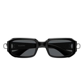 Valentino Sunglasses Vg0016 S 001 Black/Grey Women