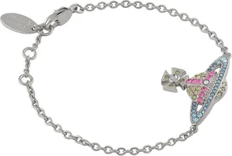 Vivienne Westwood Kika Crystal-embellished orb Bracelet - Multicoloured - One Size