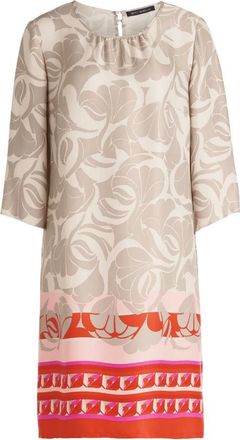 Betty Barclay Kleedjes, Dames, Veelkleurig, L, Linnen, Tropische Maxi Zomerjurk