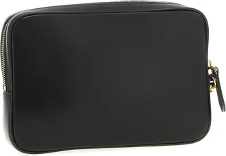 Valentino Garavani Mens Viva Superstar Clutch Multicolor Lamb Leather