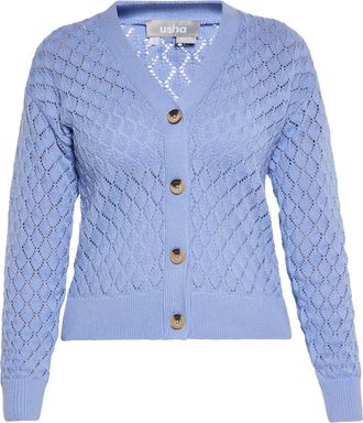 Usha Vest Dames duifblauw