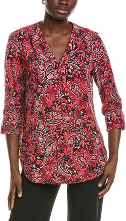 Jones New York 3/4-Sleeve V-Neck Tunic