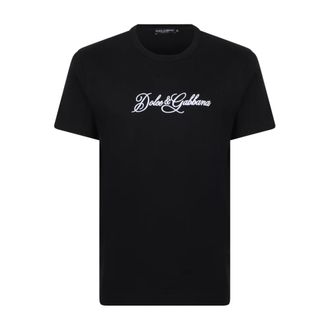 Dolce & Gabbana Heren, Tops, Zwart, Maat: M Katoen