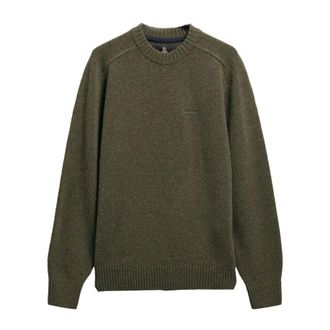 Barbour Newtown Crew - - Knitwear - Uomo - Verde - 2XL