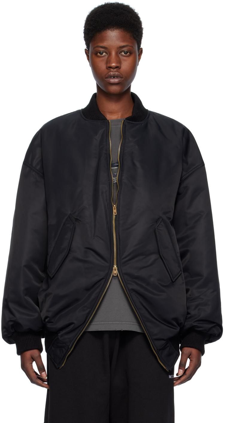 ブルゾン WE11DONE Women Bomber Jackets WDJP322101UPL BK Black 241327M175003_1.jpg