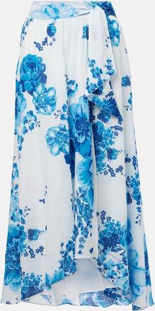 Poupette St Barth Gonna lunga Bilitis con stampa floreale