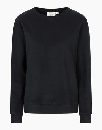 Mountain Warehouse Womens Mountain Warehouse Womens/Ladies Strath Melange Supersoft Sweatshirt - Black - Size: 14