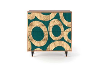 StoryZ Aparador azul-verde 4 puertas L 96 cm