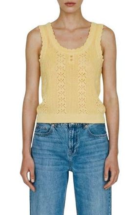 Vero Moda Secret Sands Knit Tank in Golden Haze at Nordstrom Rack, Size X-Large