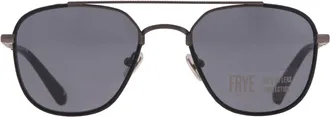 Frye Smoke Pilot Unisex Sunglasses 10254885.FRY GUNSMK