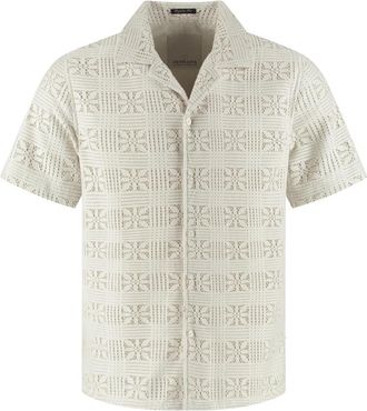 Dstrezzed T-shirts met korte mouwen - Heren - Korte mouwen Overhemden - Beige - M - Overhemden