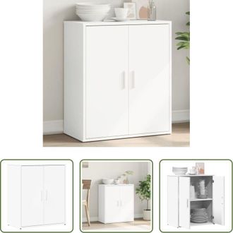 vidaXL Credenza bianca - Credenza Bianco 60x31x70 cm in Legno Multistrato