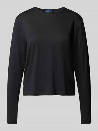 Polo Ralph Lauren Regular Fit Longsleeve aus Baumwoll-Modal-Mix in Black, Größe XL