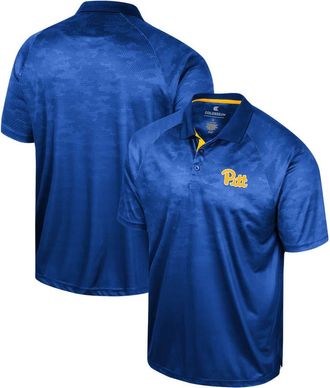 Colosseum Mens Colosseum Royal Pitt Panthers Honeycomb Raglan Polo at Nordstrom, Size Small