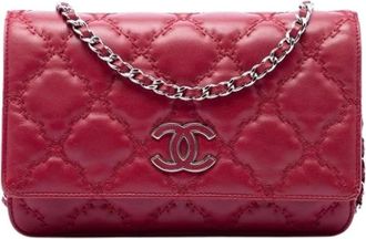Chanel Borsa a tracolla trapuntata vintage Pre-owned - - Pre-owned - Donna - Rosso - ONE SIZE