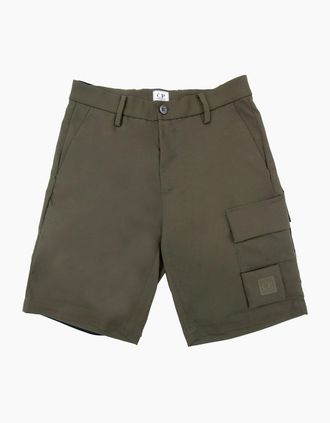 C.P. Company Mens Cp Company Technical Panama Cargo Shorts Green 683 - Tan - Size: 26/27/32