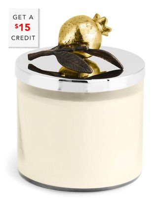 Michael Aram Pomegranate Gold Three-Wick Candle With $15 Credit