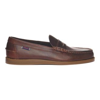 Sebago Waxed Loafer Shoes - male - Sebago - Loafers - Brown - 12 UK - Shoes
