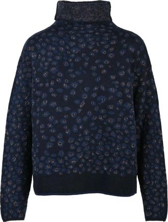 Alessia Santi Truien & Vesten, Dames, Blauw, S, Katoen, Maglia collo alto