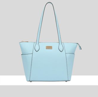 Paul Costelloe Womens Morava Leather Tote/Shoulder Bag - Blue - One Size