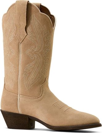 Ariat Heritage Western Stretch Fit R-Toe Boot in Truly Taupe at Nordstrom, Size 5.5