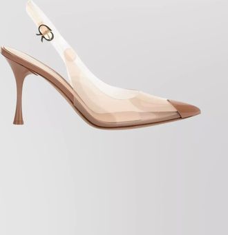 Gianvito Rossi transparent slingback pumps