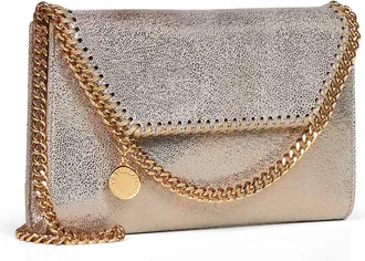 Stella McCartney Womens Wallet Crossbody Bag Falabella Pyrite Multicolour Polyester Shoulder