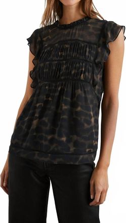 Rails Filomena Top In Umber Leopard