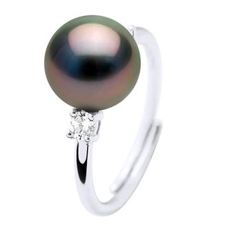 Ateliers Saint Germain Ring Sieraden - Echte Gecultiveerde Tahiti Parels Rond 8-9 mm