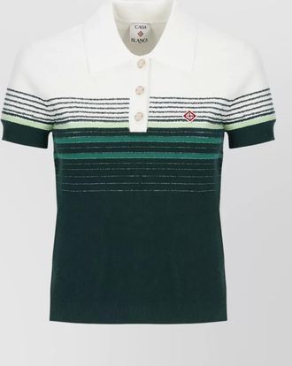 Casablanca short-sleeve polo shirt