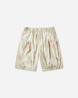 Our Legacy Men s Leisure Shorts Flower Grid Ripstop