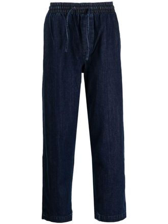 Ymc You Must Create Alva drawstring denim skater trousers - Blue