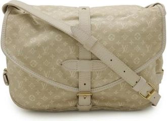 Louis Vuitton Pre-owned Cross Body Bags, female, Beige, Size: ONE SIZE Pre-owned Canvas Crossbody Bag