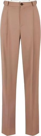 Elisabetta Franchi Dart-Detail Gabardine Trousers
