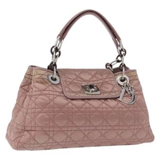 Dior Pre-owned Vintage Nylon Handtas - Dames - Vintage Handtas - Roze - ONE Size - Nylon - Vintage