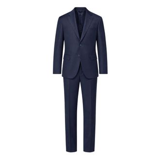 Boggi Milano Cernobbio Jas & Filippo Broek - Heren - Pakken - Blauw - Maat: S Wol