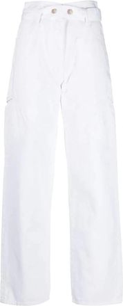 Iro Straight Jeans - Dames - Regular Fit Jeans - Wit - L - Katoen - Jeans