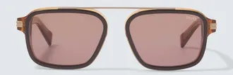 Ermenegildo Zegna Square sunglasses