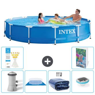 Intex Piscina Con Estructura Redonda - 366x76 Cm - 7-piezas S272