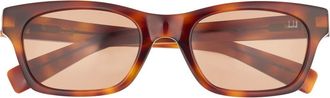 Dunhill 53mm Rectangular Sunglasses in Havana Havana Brown at Nordstrom Rack