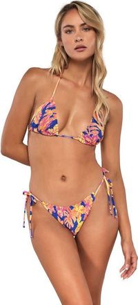 Swim Systems Kali Triangle Bikini Swimsuit Top in Royal Tropics at Nordstrom, Size Xxx-Large