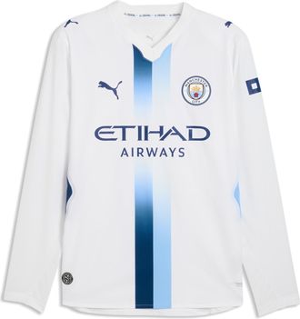 Puma Maglia Third a maniche lunghe Manchester City Authentic 26/27 da uomo, Accessori, Bianco, 3XL