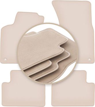 OEM Alfombrillas Premium Beige Para: Porsche Macan Suv 2013