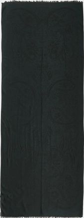 Etro Silk and Wool Paisley Jacquard Scarf