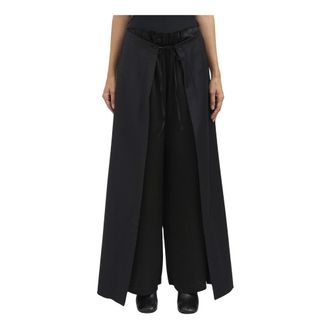 Andrea Ya'aqov Pantaloni Bi-Materiale - - Trousers - Donna - Nero - S